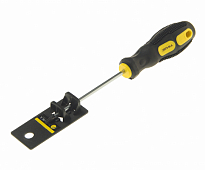 Отвертка TORX T15х100мм Ø4мм магнитная с противоскользящей ручкой (с держателем ) ER-7DT-02H ЭВРИКА 